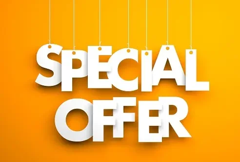 special-offer-text-hanging-on-the-strings